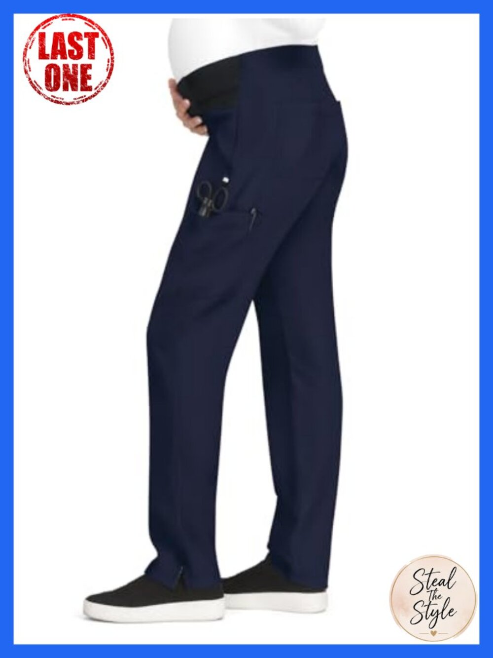 KOI Next Gen On the Move Maternity Scrub Pants 6 Pocket 4-Way Stretch